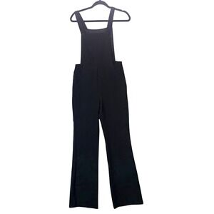 Wide Leg Overalls Jumpsuit Small Romeo+Juliet Couture Minimalist Neo Noir office